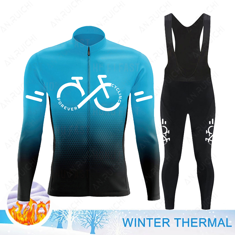 Cycling Gear Brands - 2023ฤดูหนาวความร้อนขนแกะชุดขี่จักรยานMens Mountainจักรยานเสื้อผ้าRopa Ciclismo Racingทีมจักรยานขี่จักรยานเสื้อผ้า