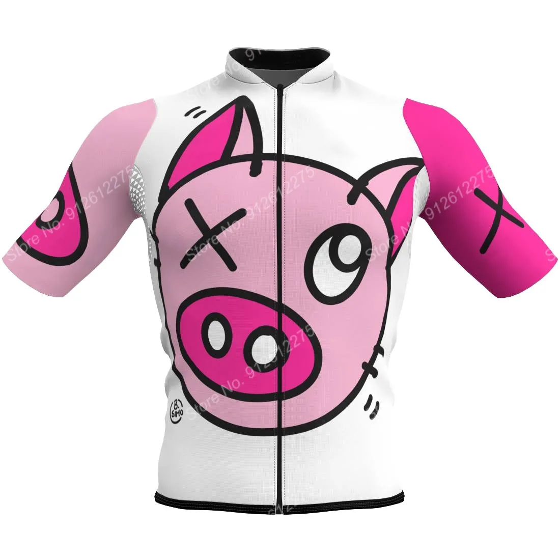 ชุด2023การ์ตูนหมูสำหรับผู้ชายเ - Cycling Gear Jersey บทวิจารณ์และราคา